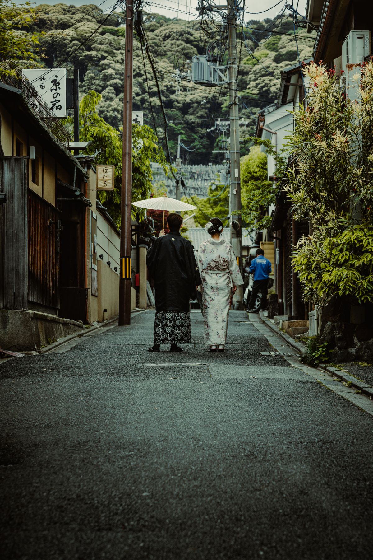 有馬温泉の温泉街のイメージ写真（フリー素材）