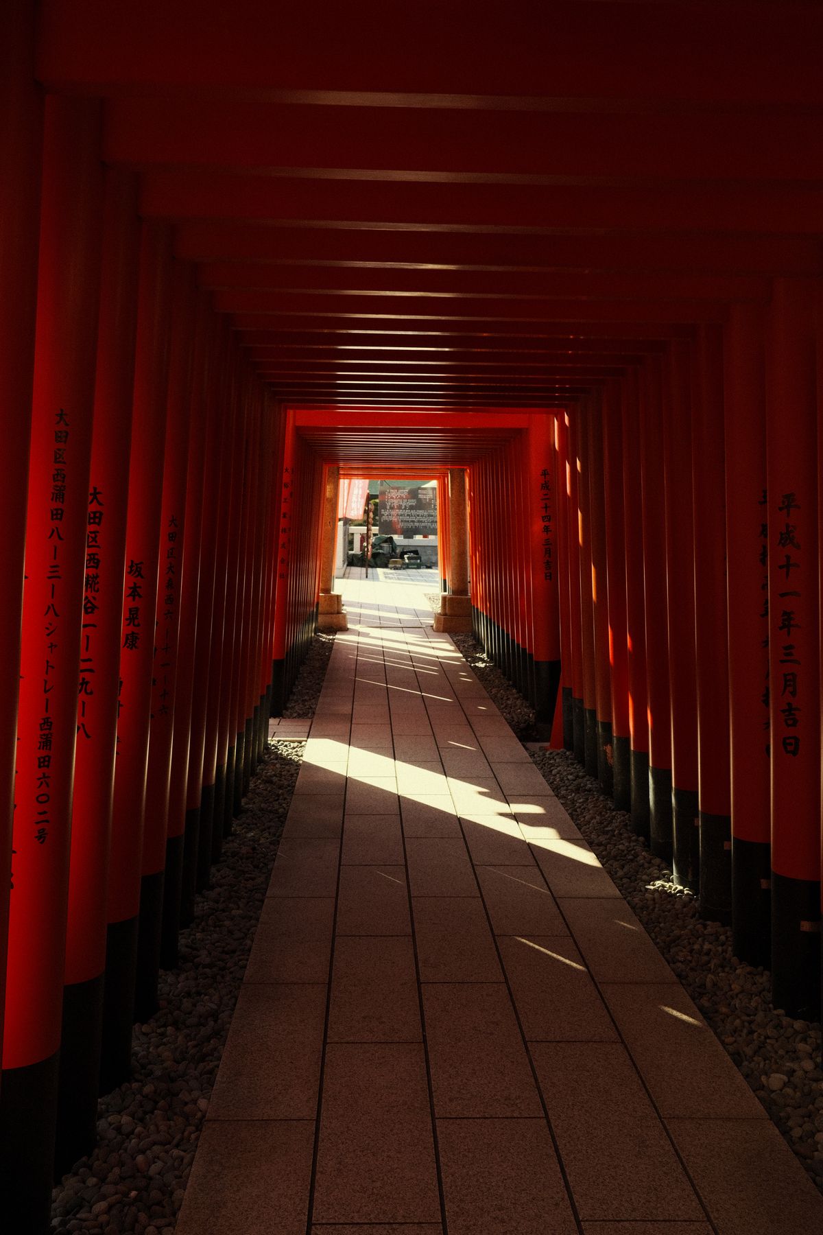 千本鳥居のイメージ写真（フリー素材）