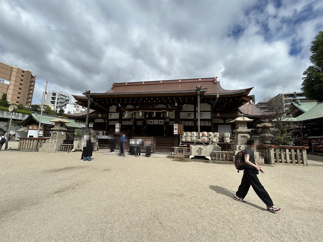 大阪天満宮の境内