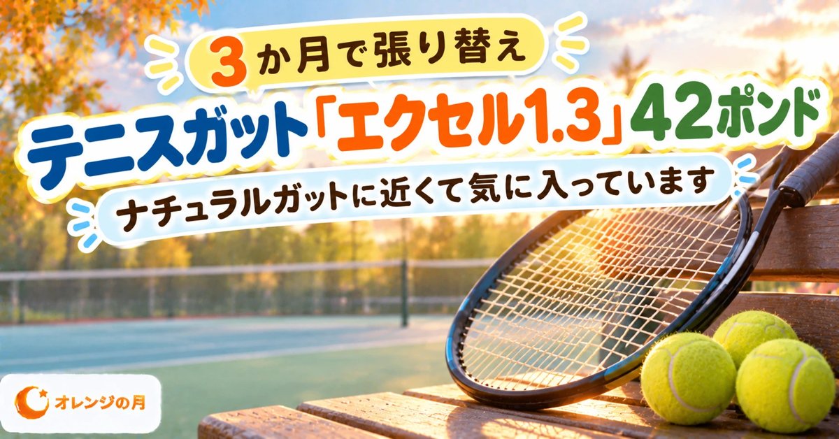 テニスガット「エクセル1.3」42ポンド