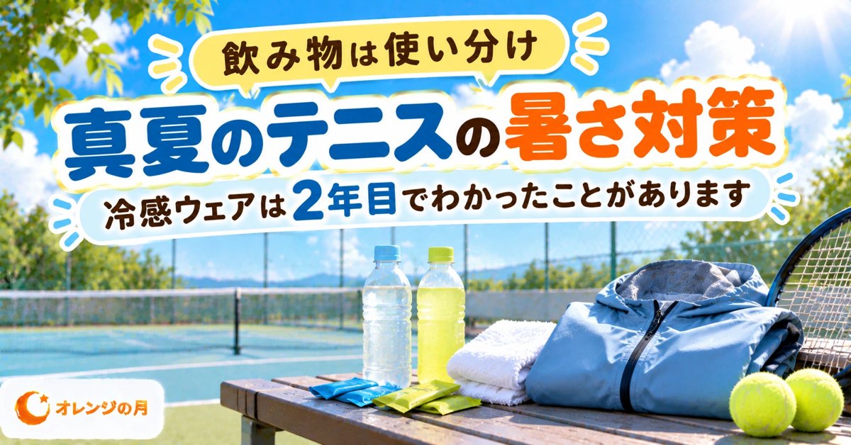 真夏のテニスの暑さ対策